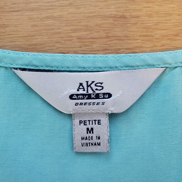 Vintage Y2K AKS Blue Maxi Dress - Picture 5 of 6